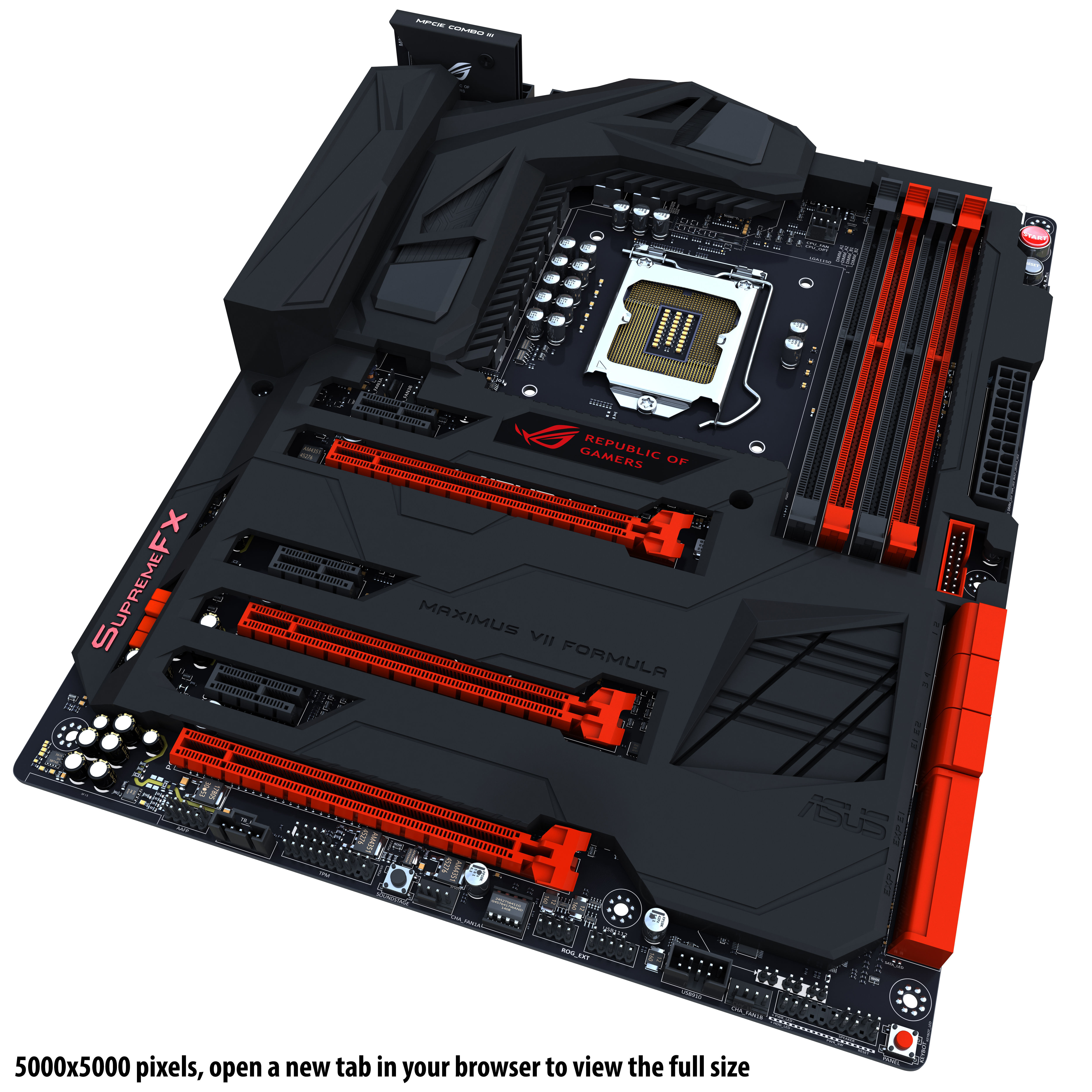 ASUS Maximus VII Formula 3D model_14