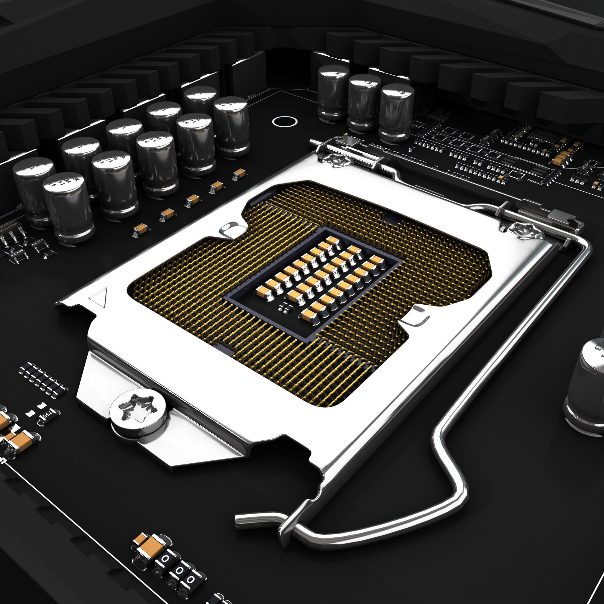 ASUS Maximus VII Formula 3D model_27