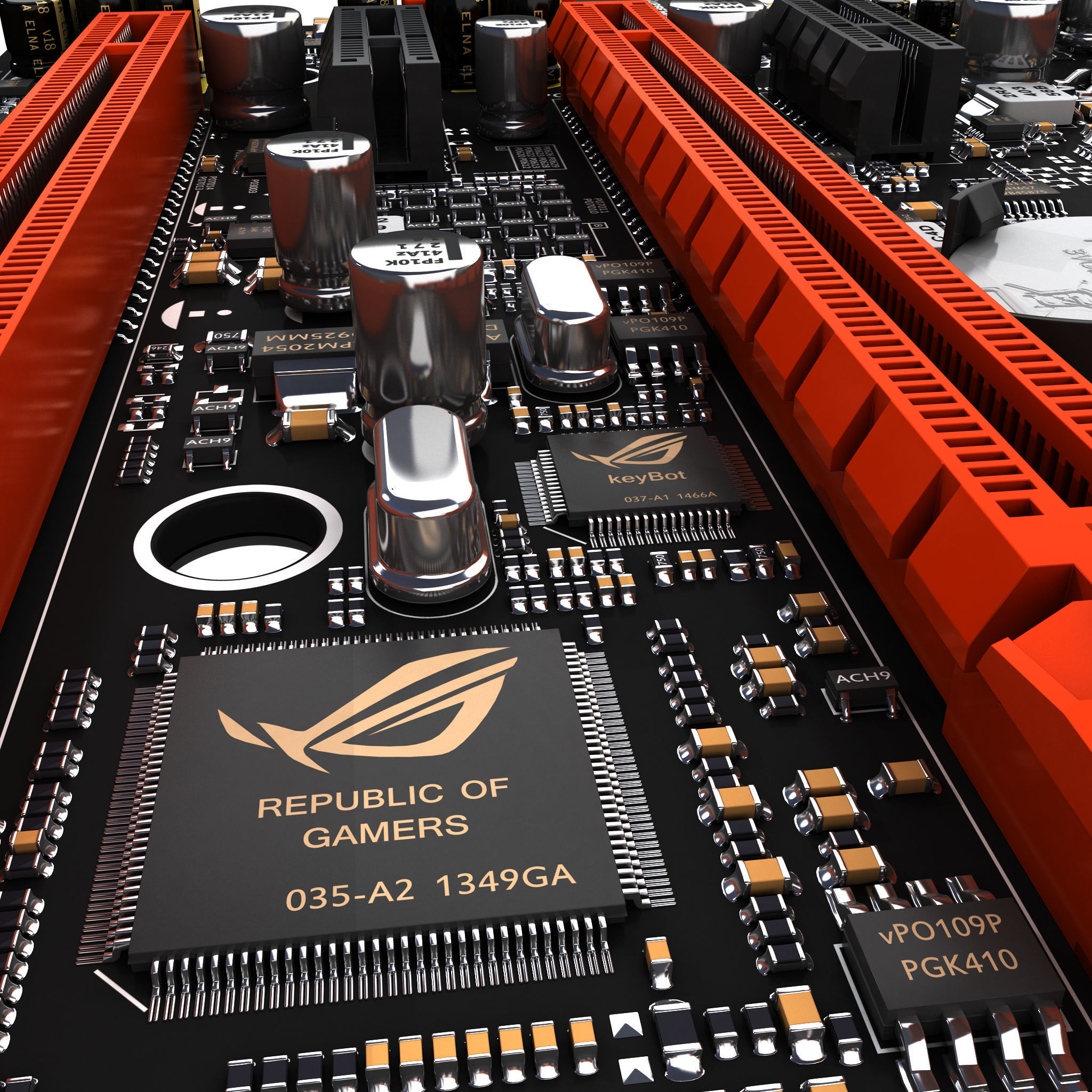 ASUS Maximus VII Formula 3D model_26