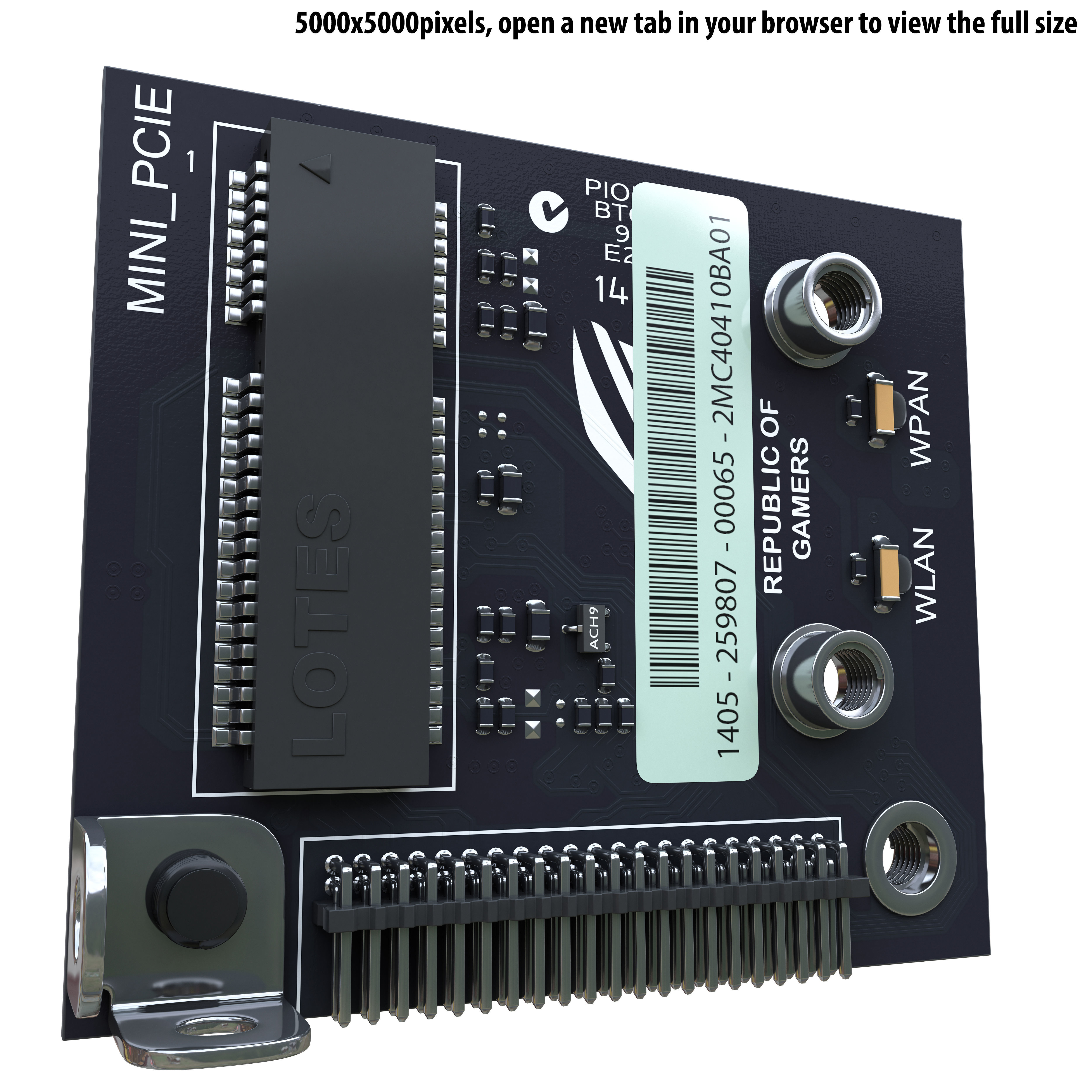 ASUS Maximus VII Formula 3D model_34