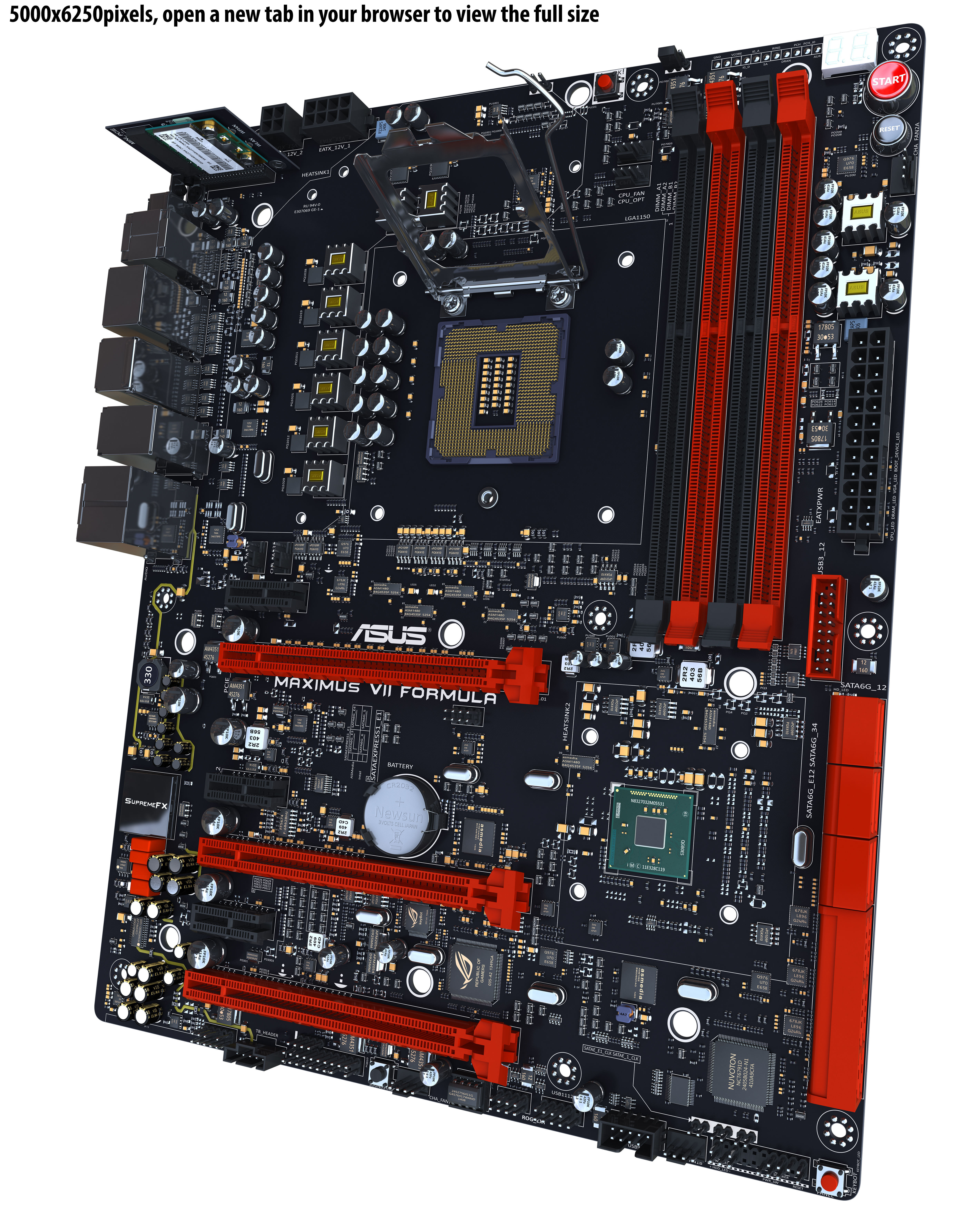 ASUS Maximus VII Formula 3D model_15