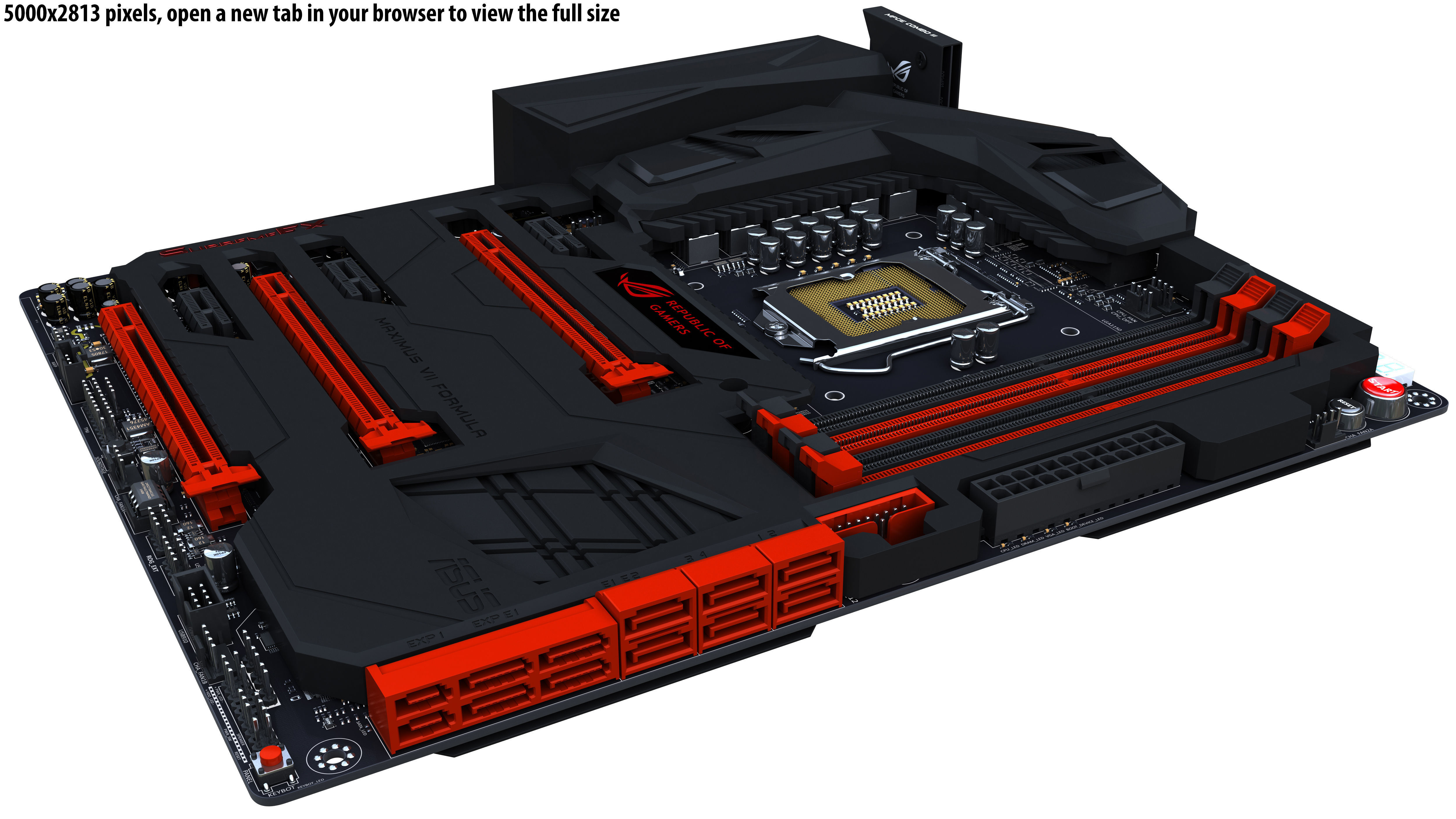 ASUS Maximus VII Formula 3D model_5
