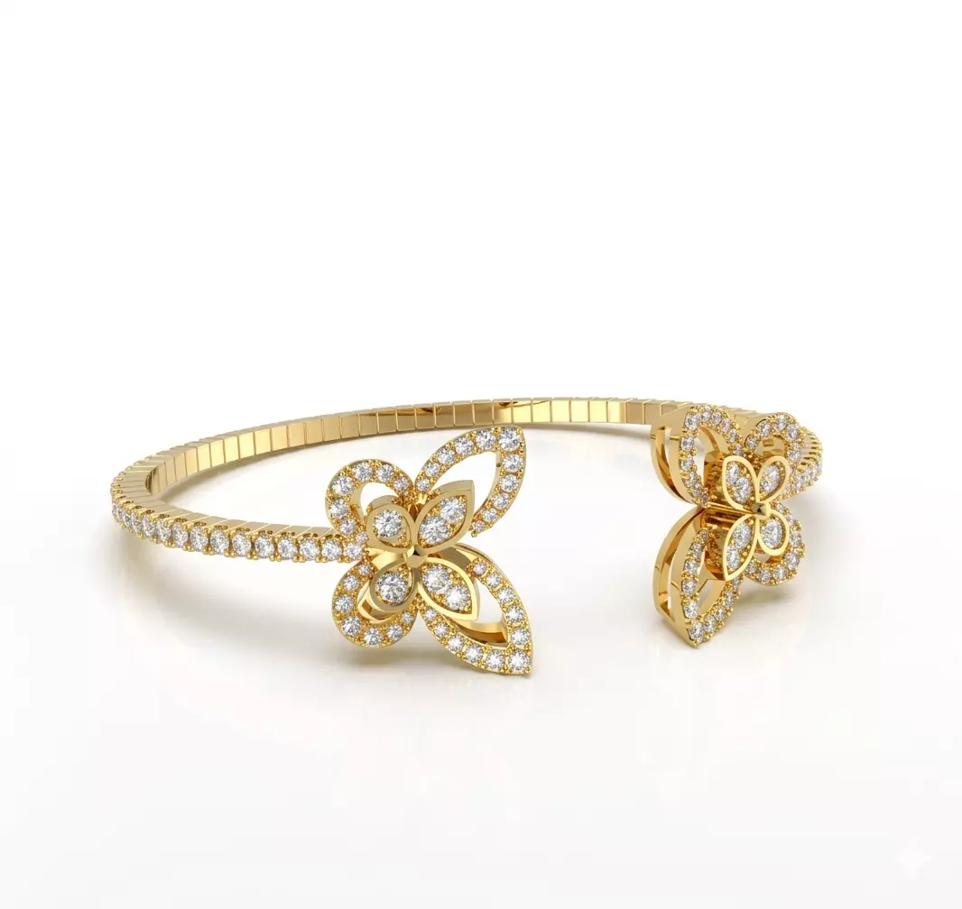 butterfly bracelet 3D print model