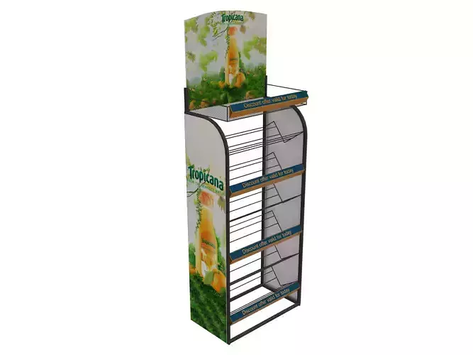 Product Display Stand Gondola 3D model