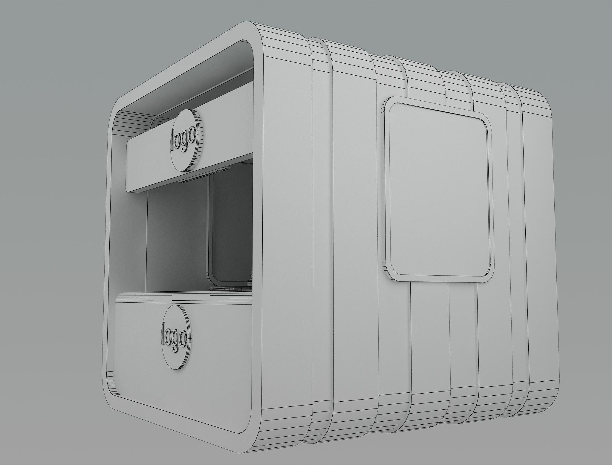 Booth Exhibition Stand a10 3D model_3