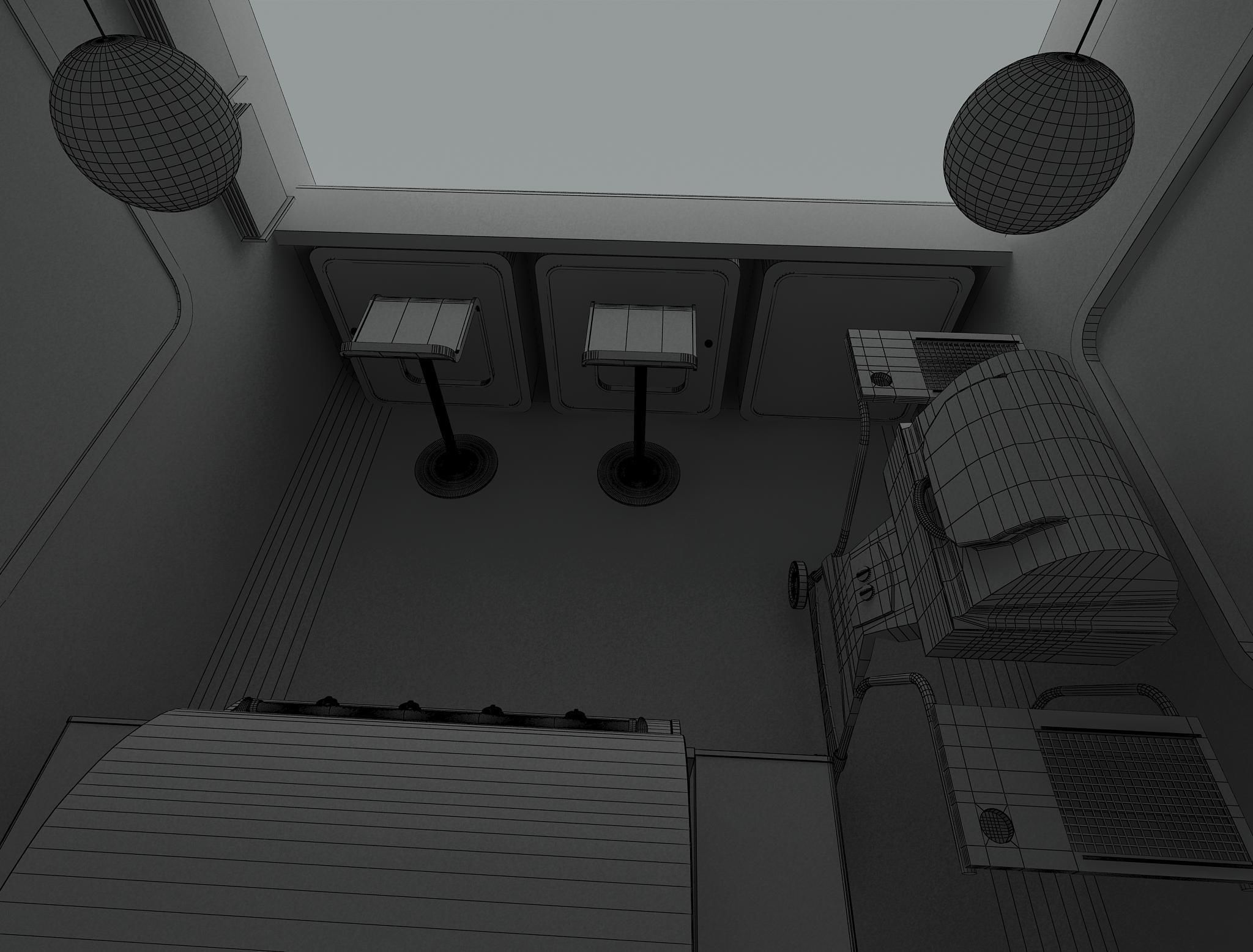 Booth Exhibition Stand a10 3D model_15