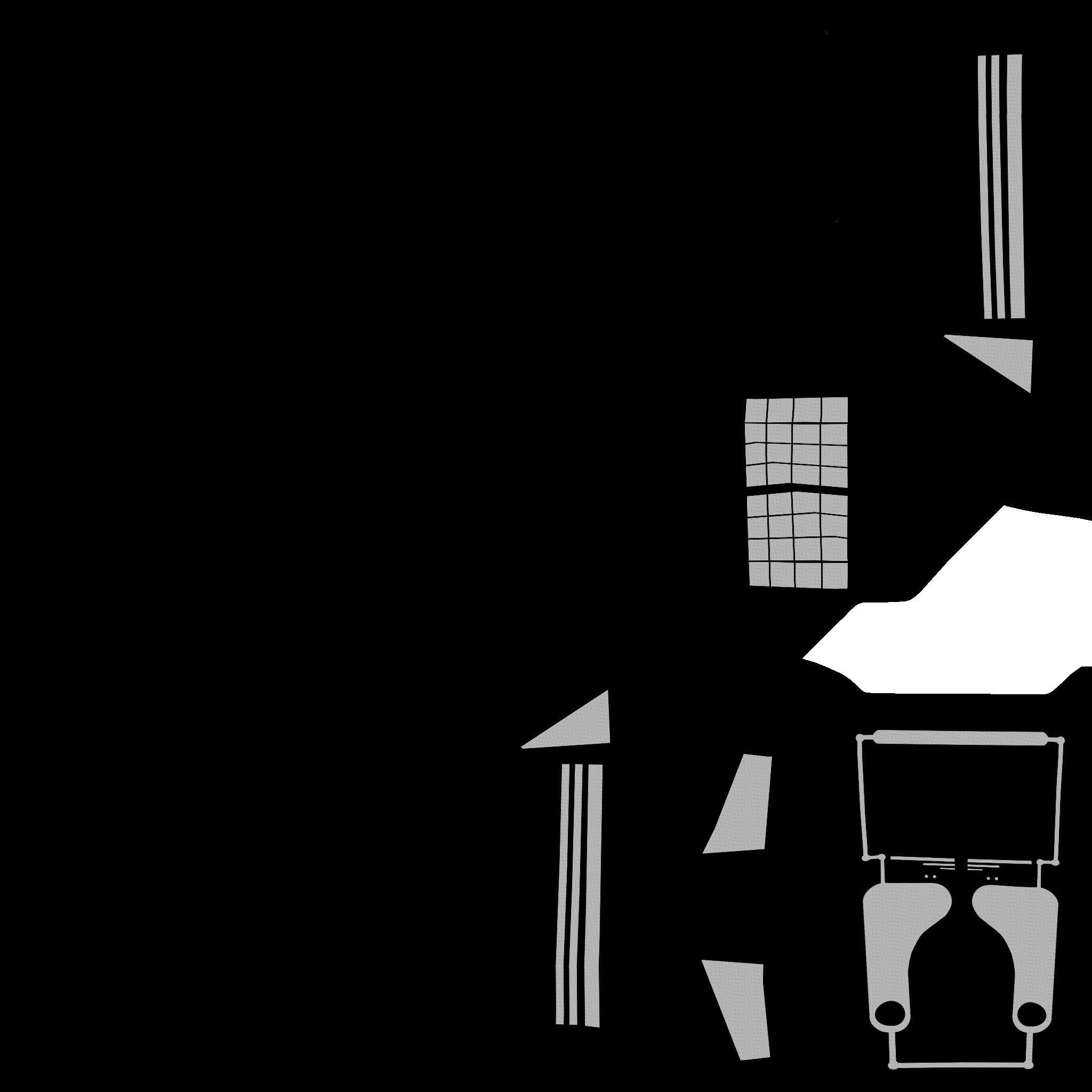 SciFi Backpack E07 White Dirt - Fashion Character Design Low-poly 3D model_20