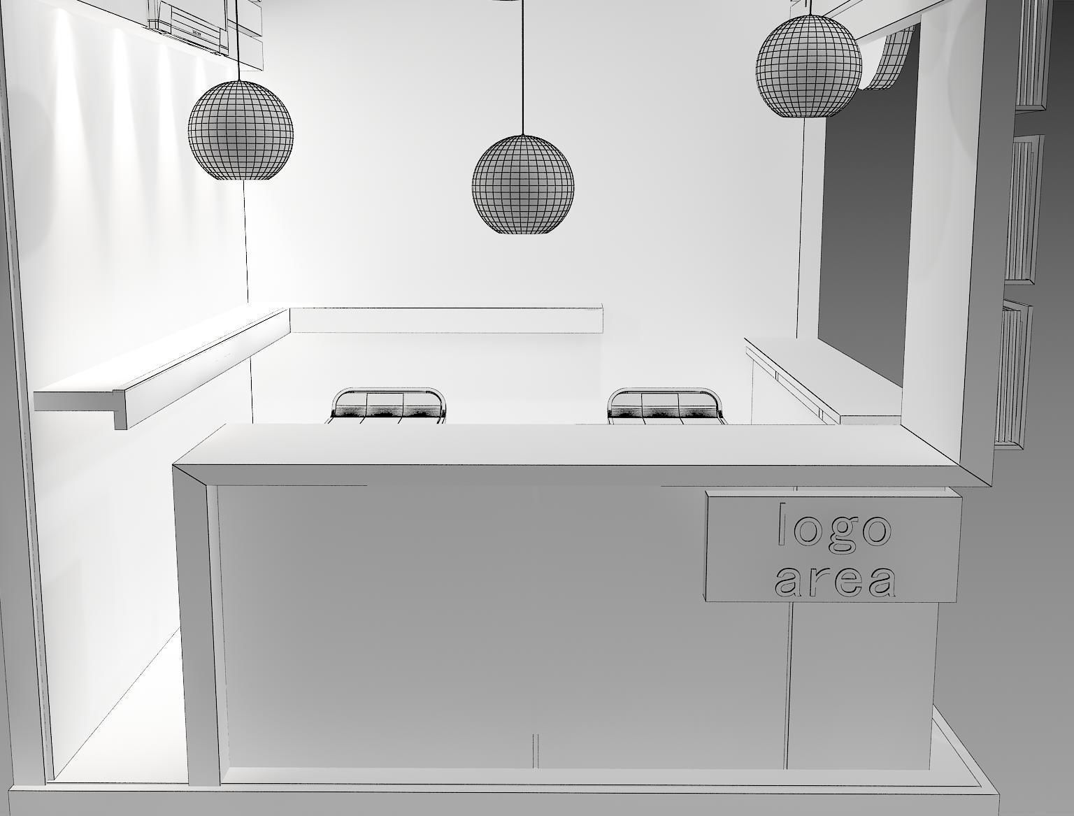 Booth Exhibition Stand a9 3D model_9