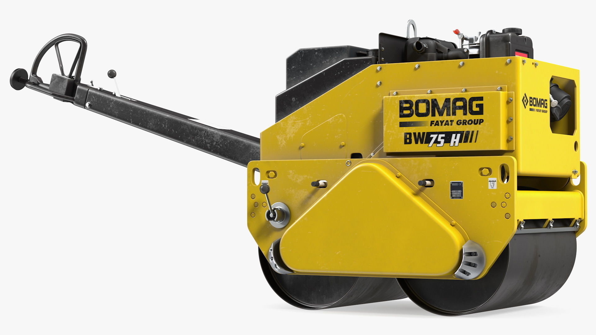 Hand Guided Vibratory Roller BOMAG BW 75H 3D model_9
