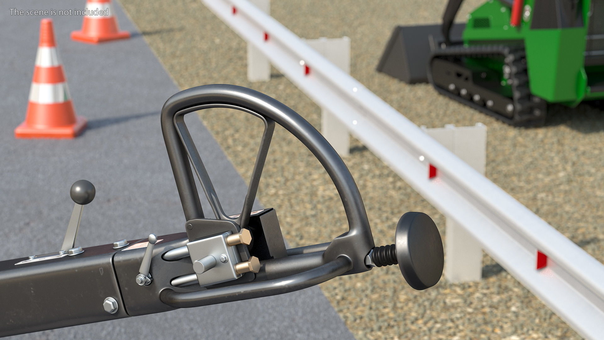 Hand Guided Vibratory Roller BOMAG BW 75H 3D model_5