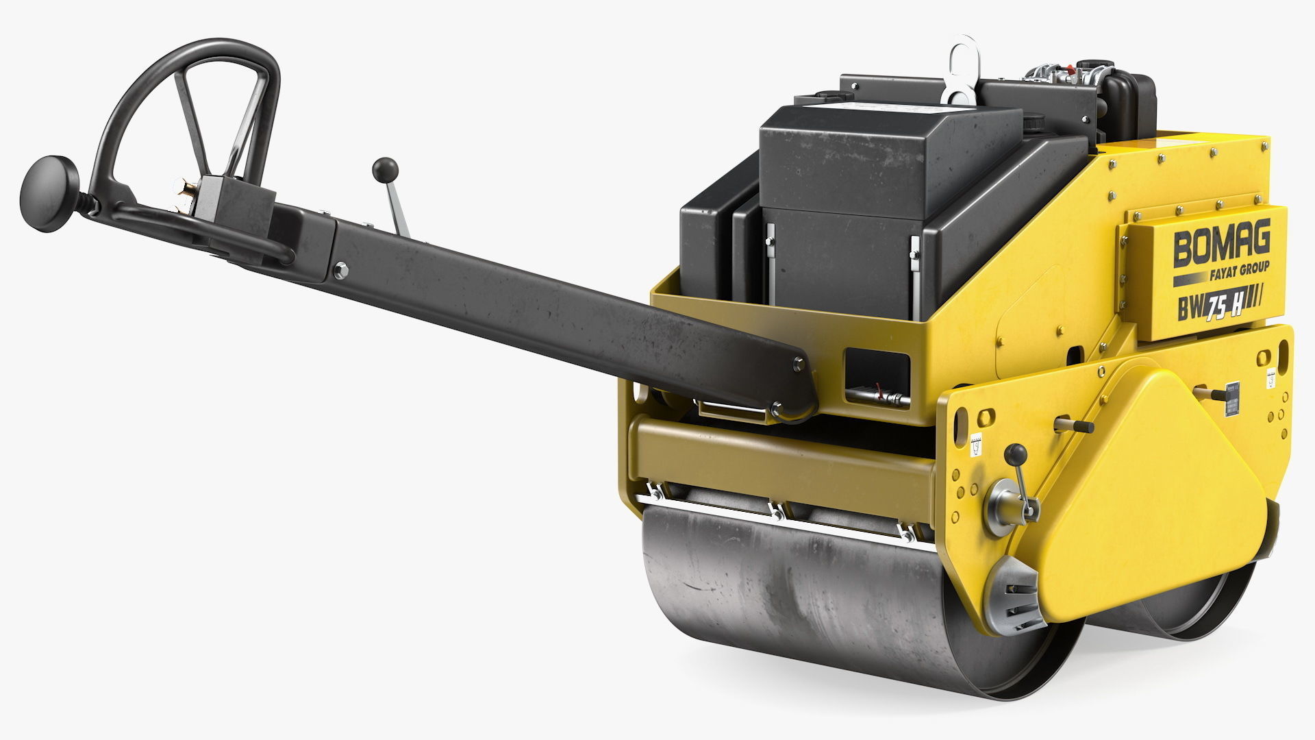 Hand Guided Vibratory Roller BOMAG BW 75H 3D model_8