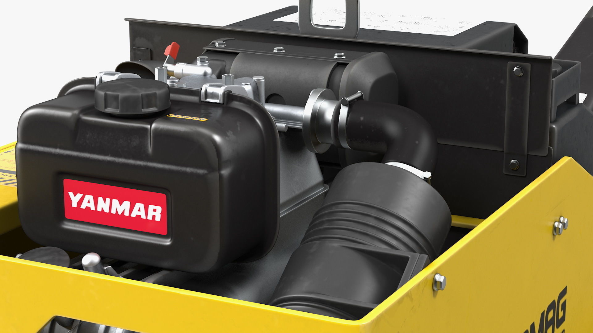 Hand Guided Vibratory Roller BOMAG BW 75H 3D model_15