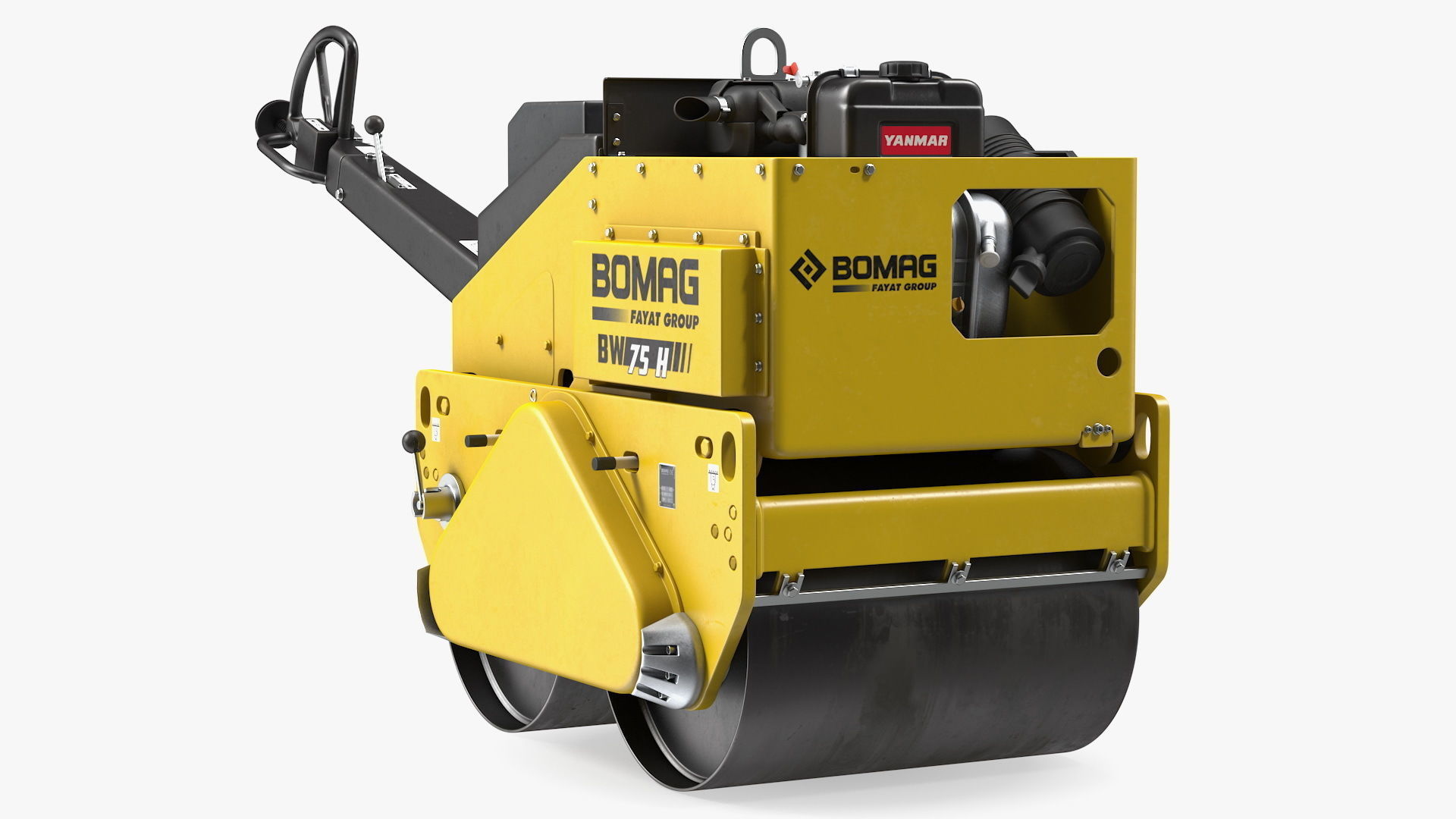 Hand Guided Vibratory Roller BOMAG BW 75H 3D model_1