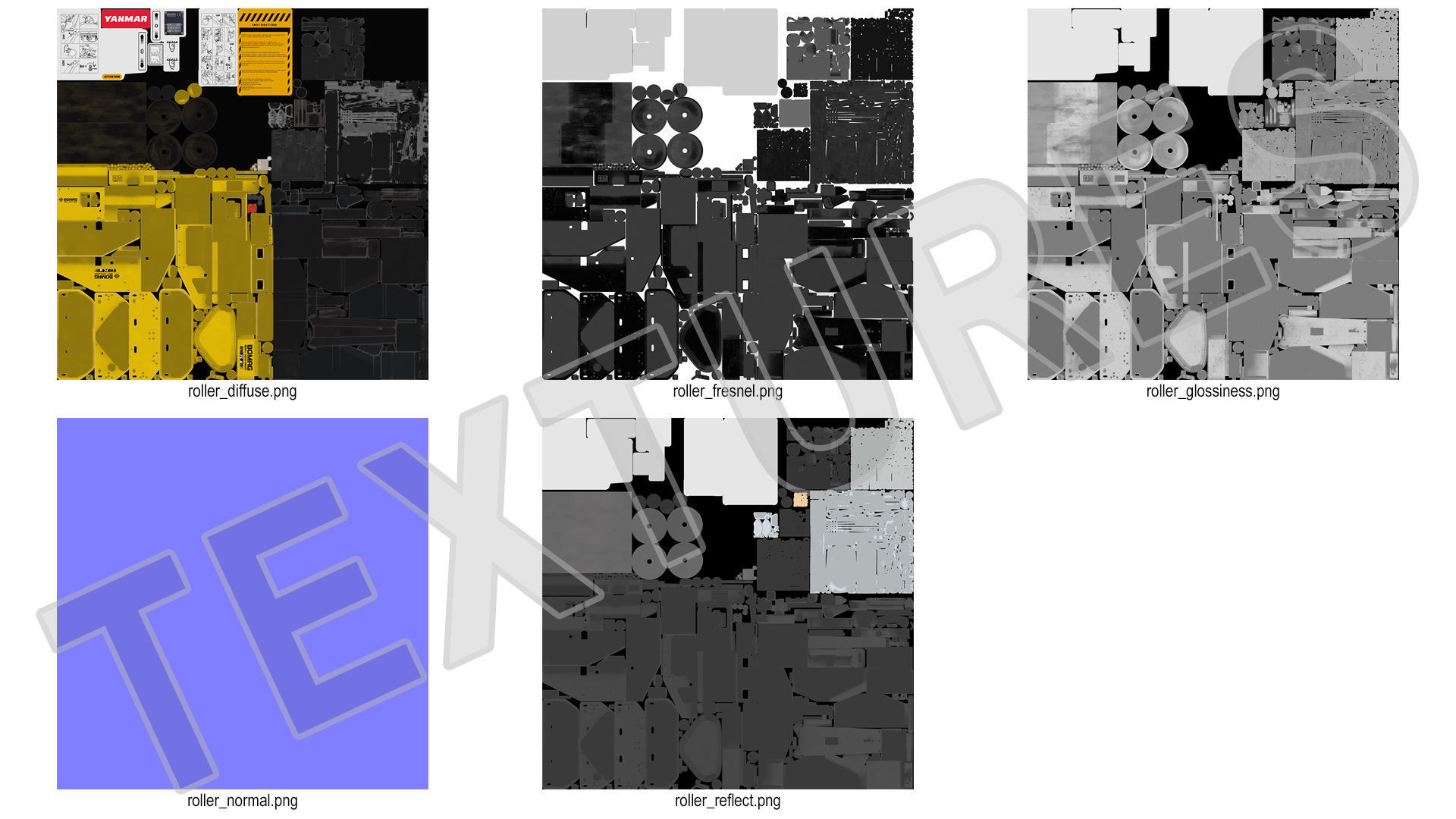 Hand Guided Vibratory Roller BOMAG BW 75H 3D model_22