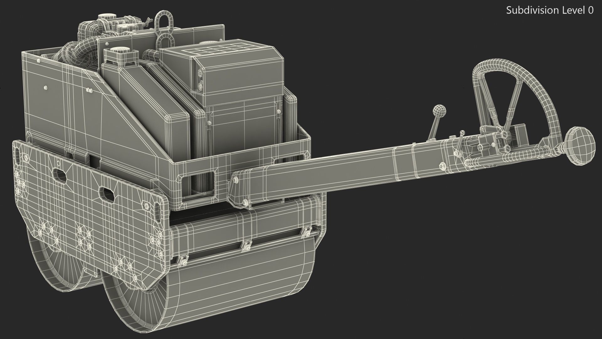 Hand Guided Vibratory Roller BOMAG BW 75H 3D model_19