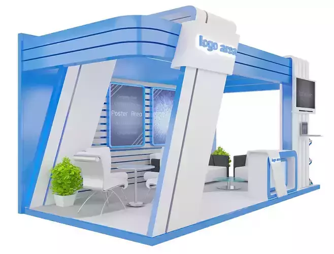 Booth Exhibition Stand a7 3D model