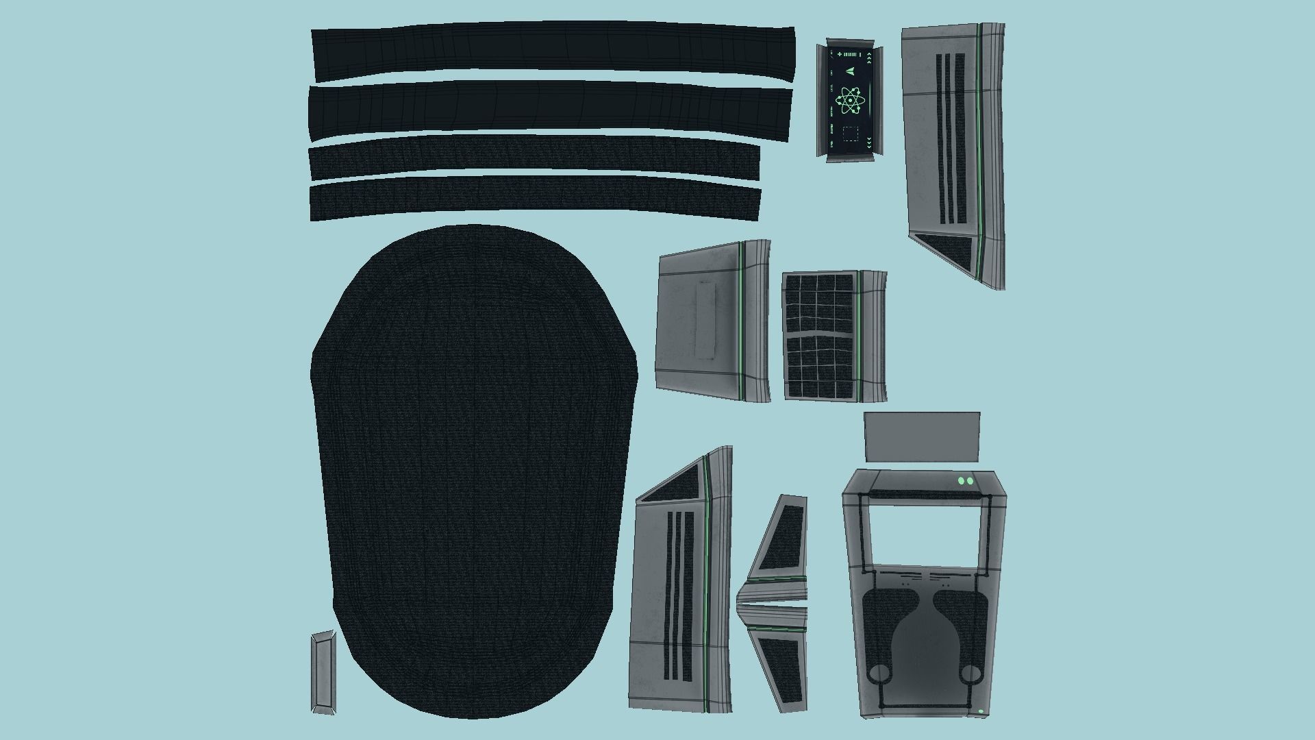 10 SciFi Backpack E Collection - Fashion Character Design _67