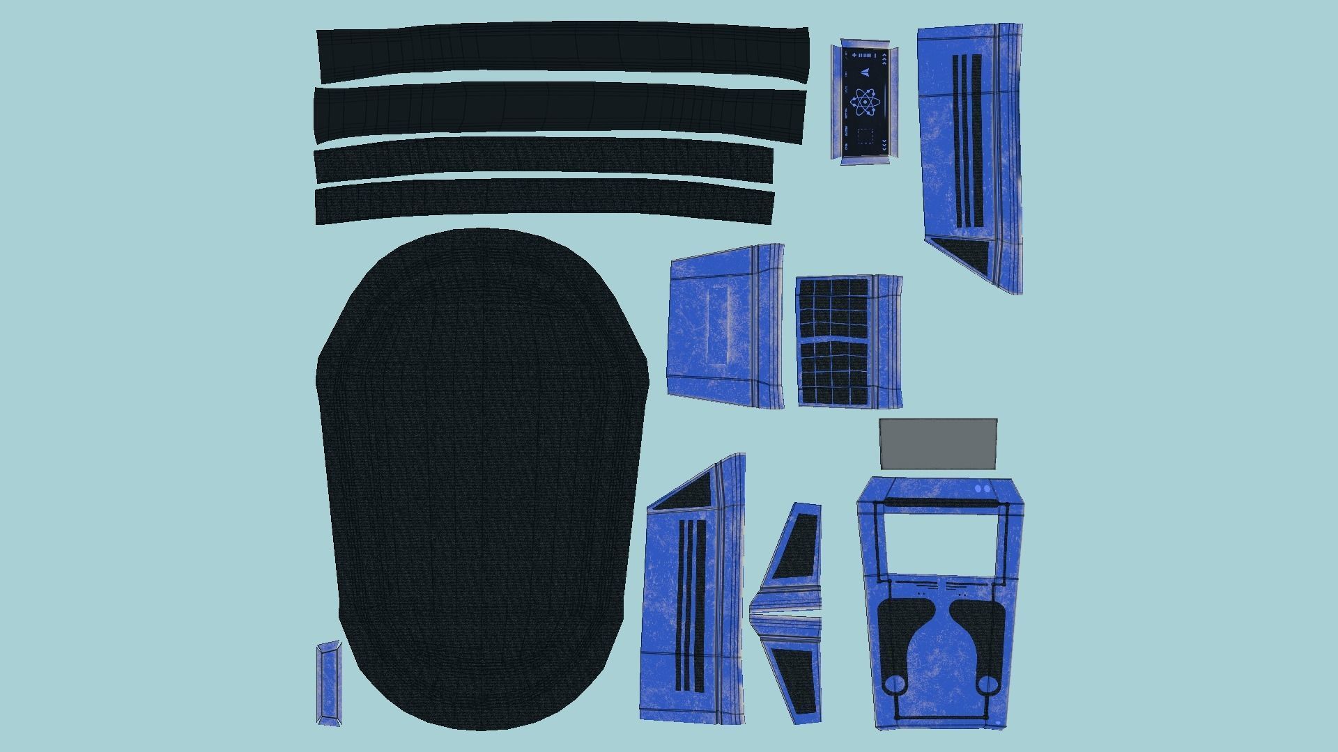 10 SciFi Backpack E Collection - Fashion Character Design _75