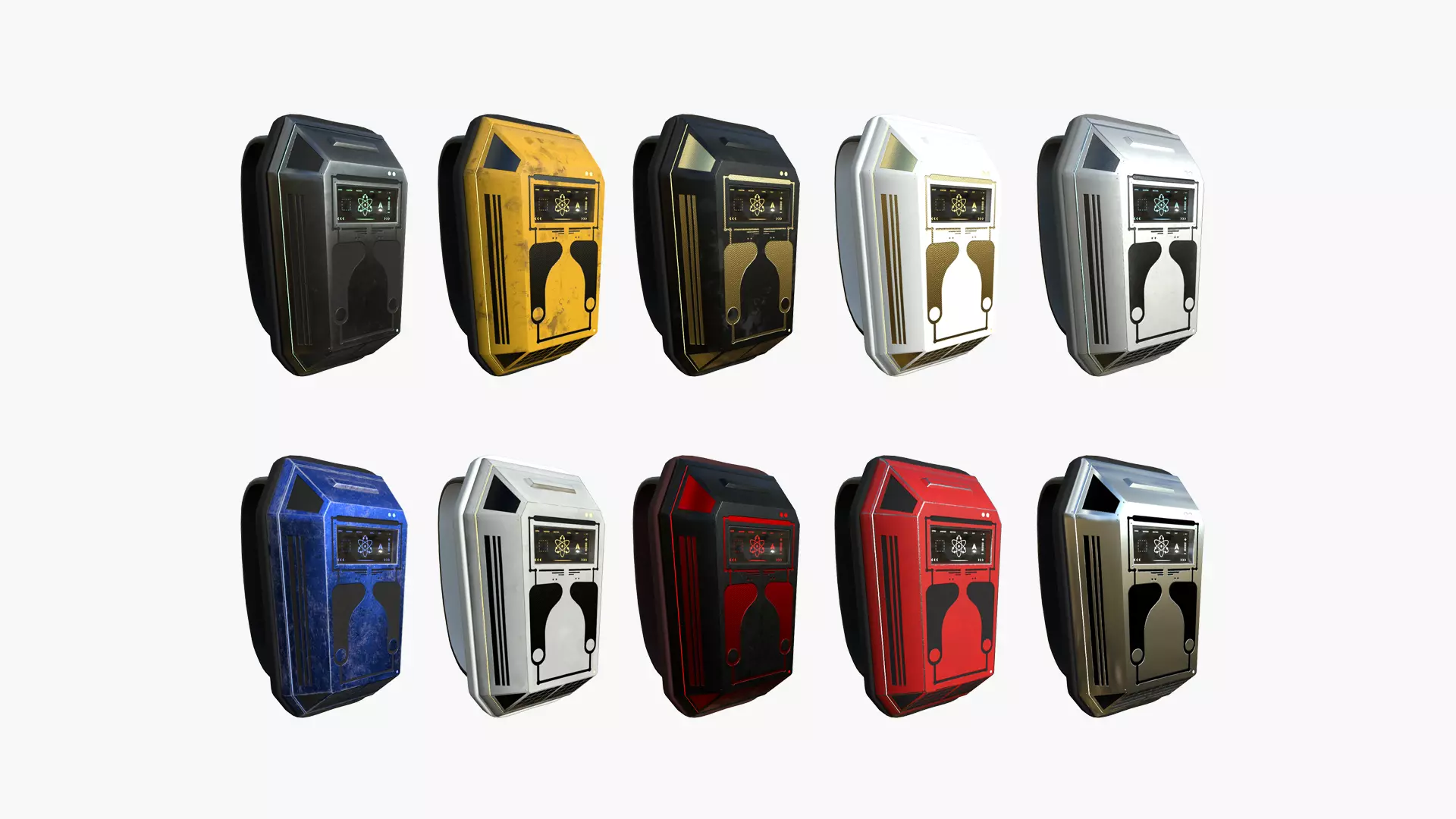 10 SciFi Backpack E Collection - Fashion Character Design _0