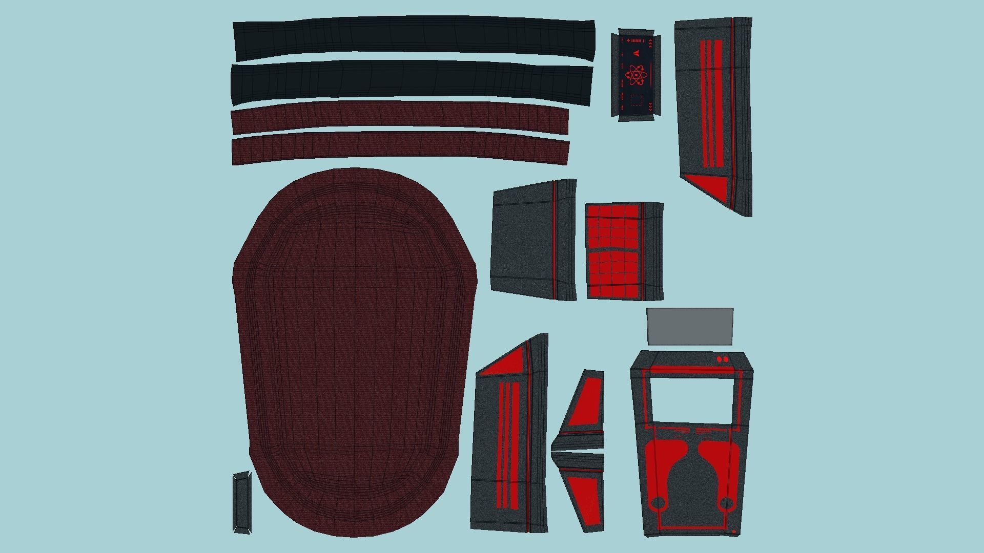 10 SciFi Backpack E Collection - Fashion Character Design _78