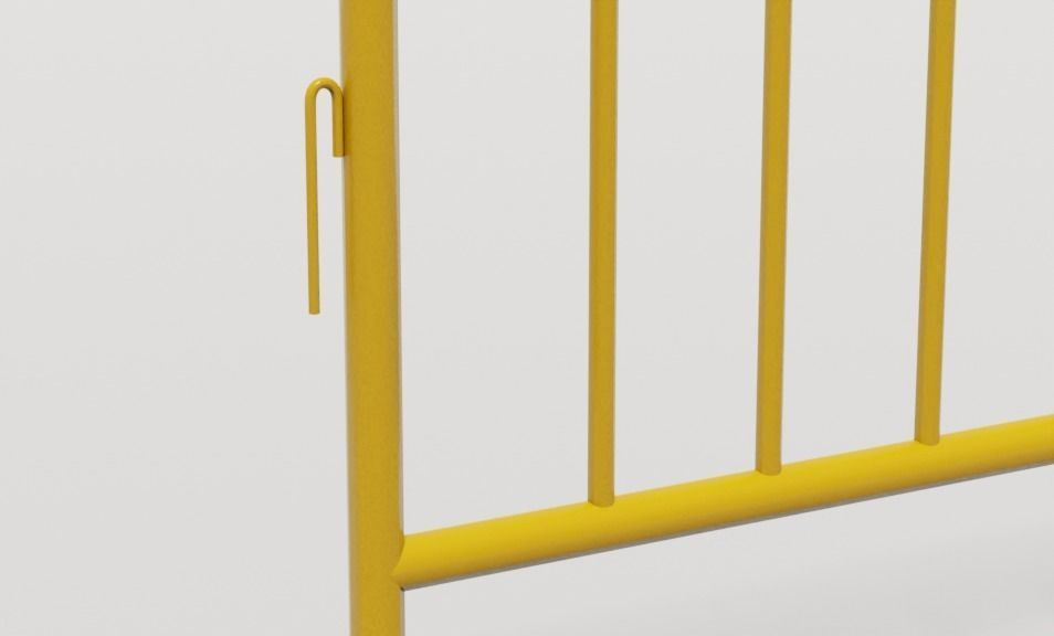 Safety Barrier 3D model_5