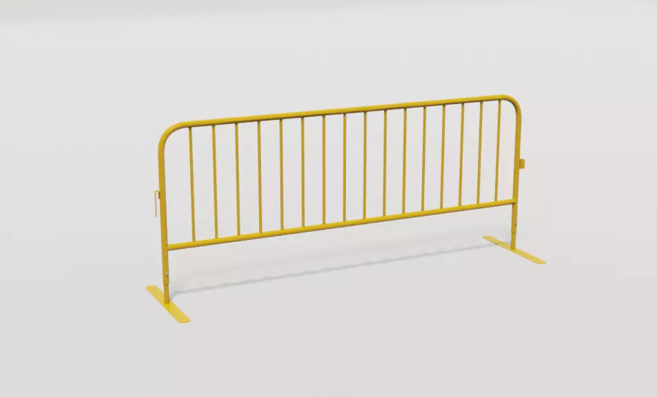 Safety Barrier 3D model_0