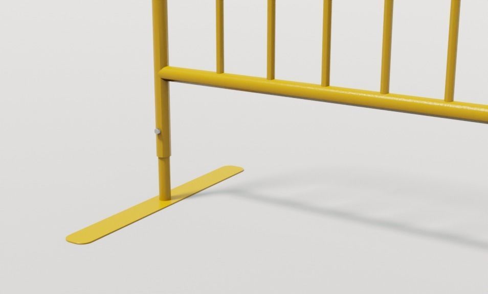 Safety Barrier 3D model_4