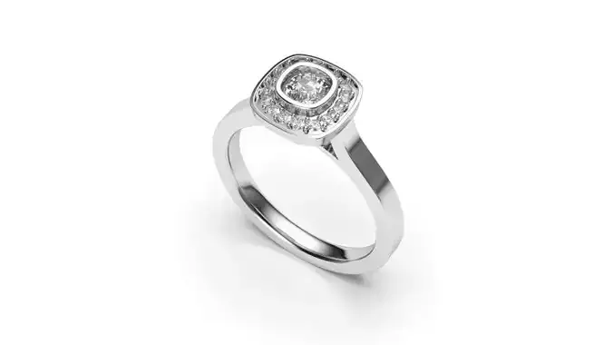 solitaire with ring sizes  8 part S97