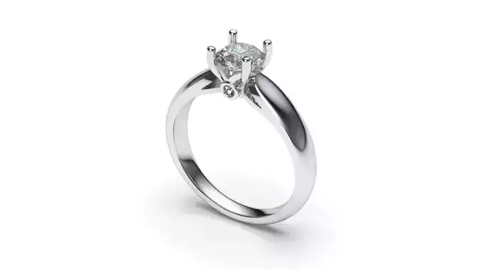 solitaire with ring sizes  8 part S98