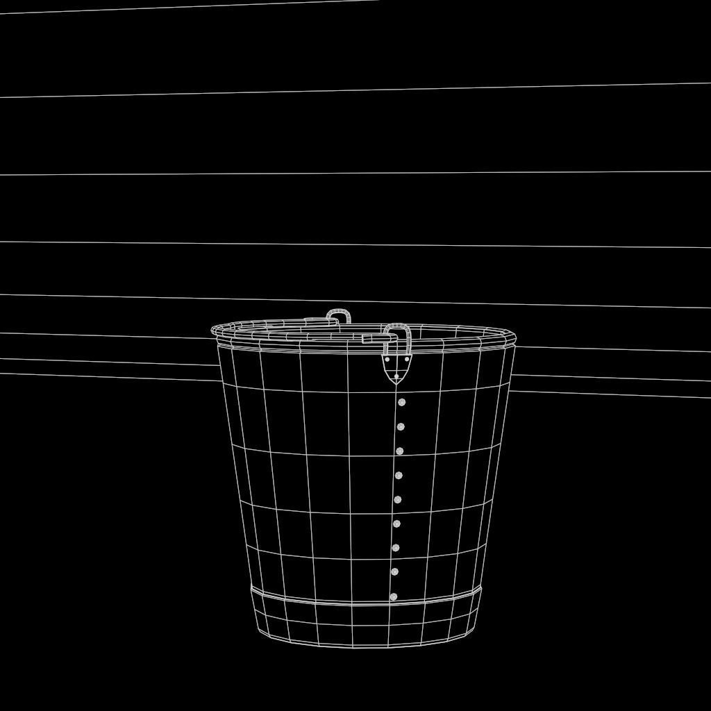 Bucket rusty - rusty Free low-poly 3D model_130