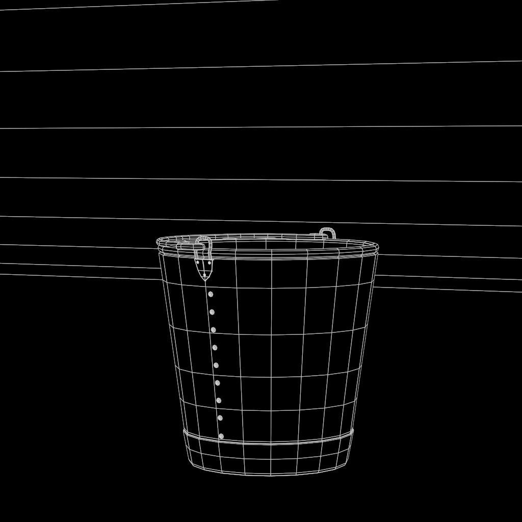 Bucket rusty - rusty Free low-poly 3D model_119