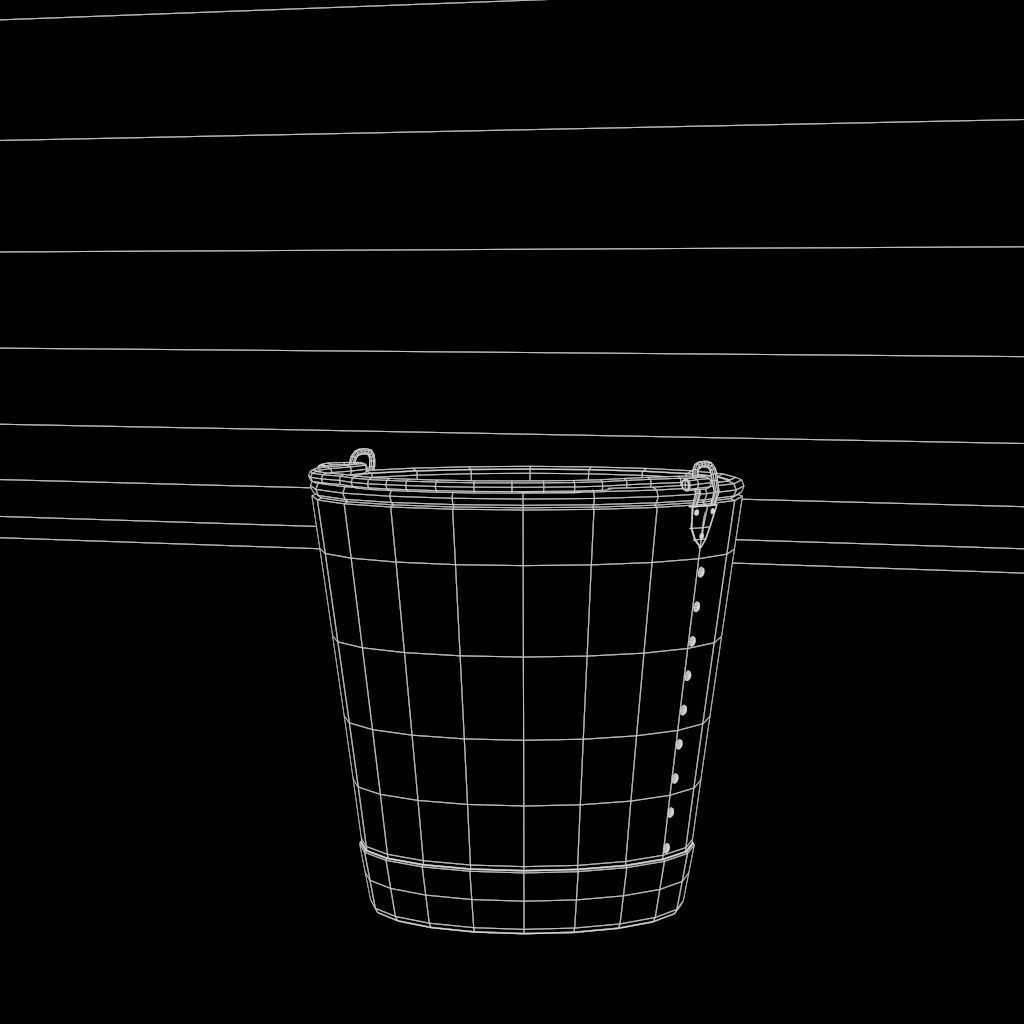 Bucket rusty - rusty Free low-poly 3D model_140