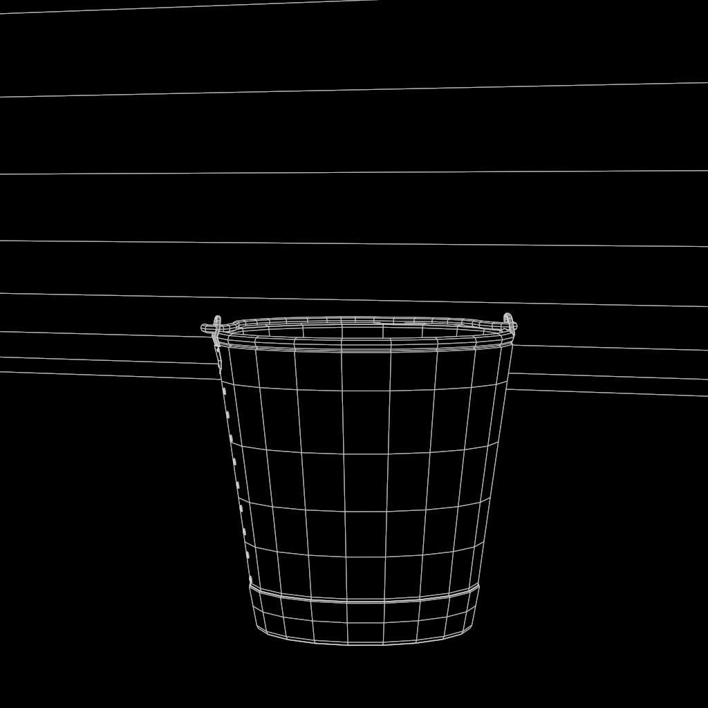 Bucket rusty - rusty Free low-poly 3D model_108