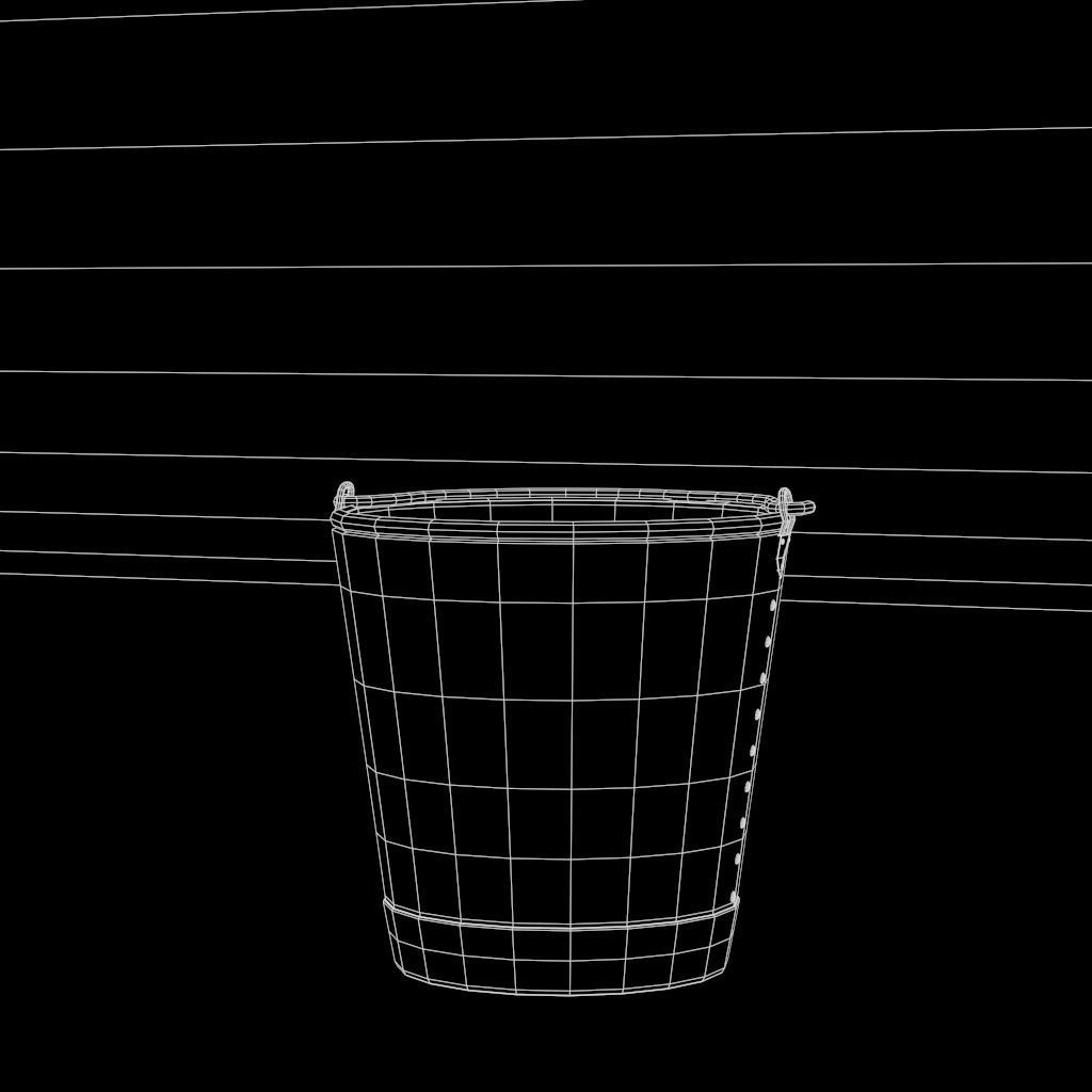 Bucket rusty - rusty Free low-poly 3D model_102