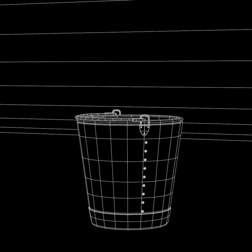 Bucket rusty - rusty Free low-poly 3D model_131