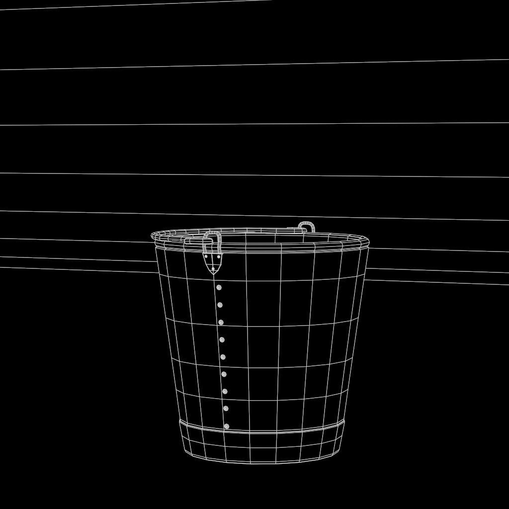 Bucket rusty - rusty Free low-poly 3D model_121