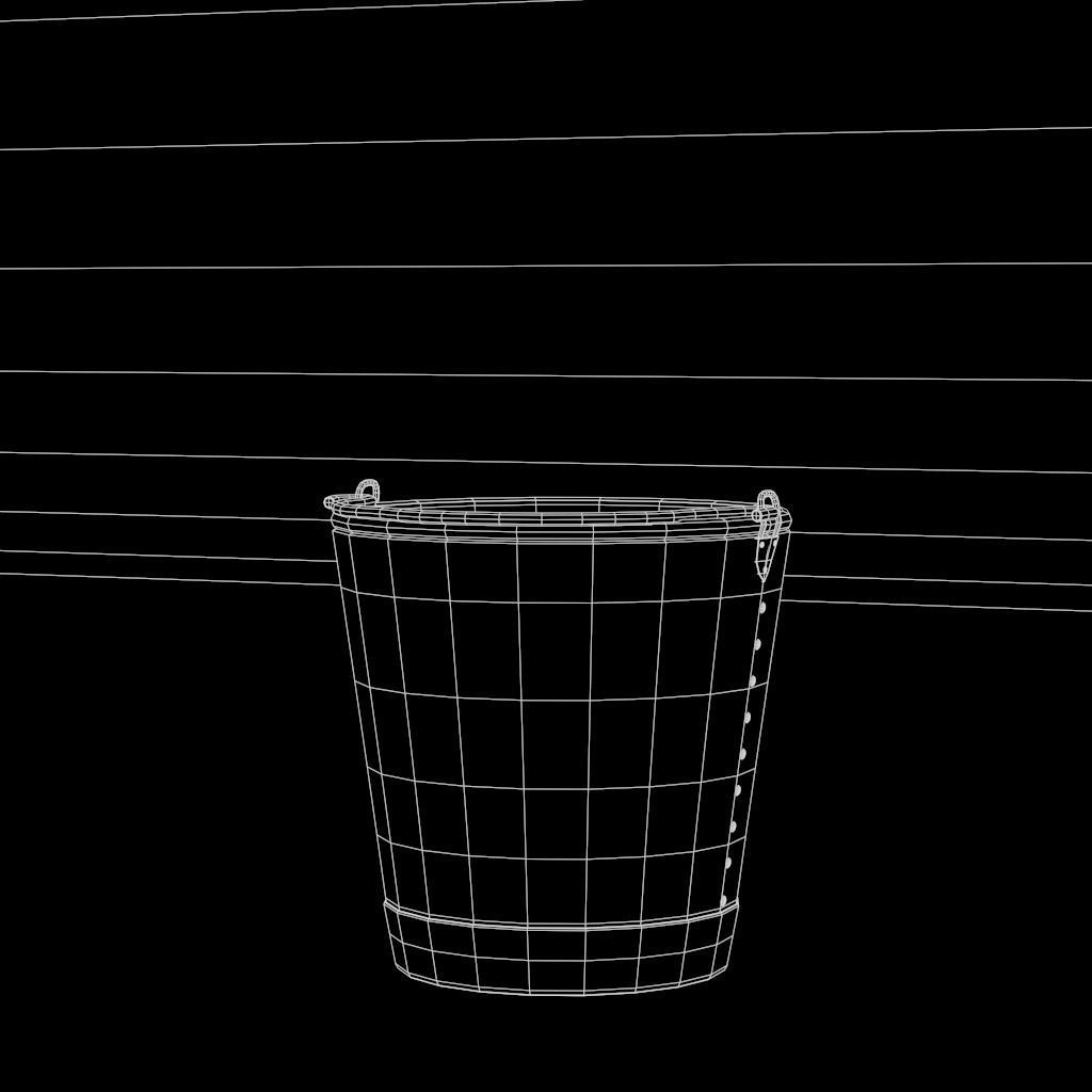 Bucket rusty - rusty Free low-poly 3D model_142