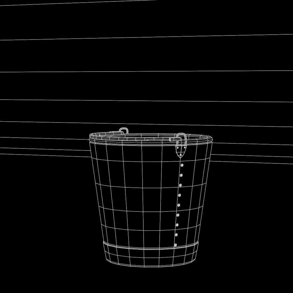 Bucket rusty - rusty Free low-poly 3D model_134