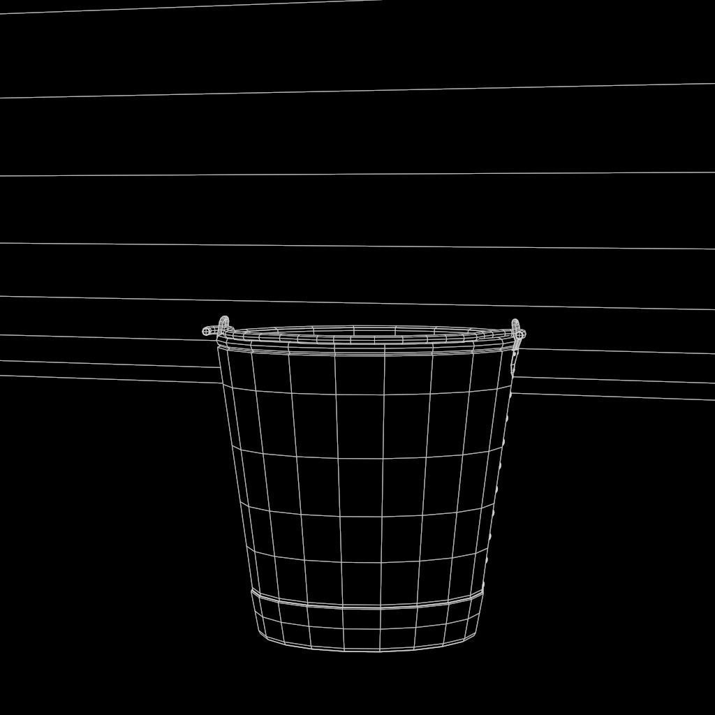 Bucket rusty - rusty Free low-poly 3D model_146
