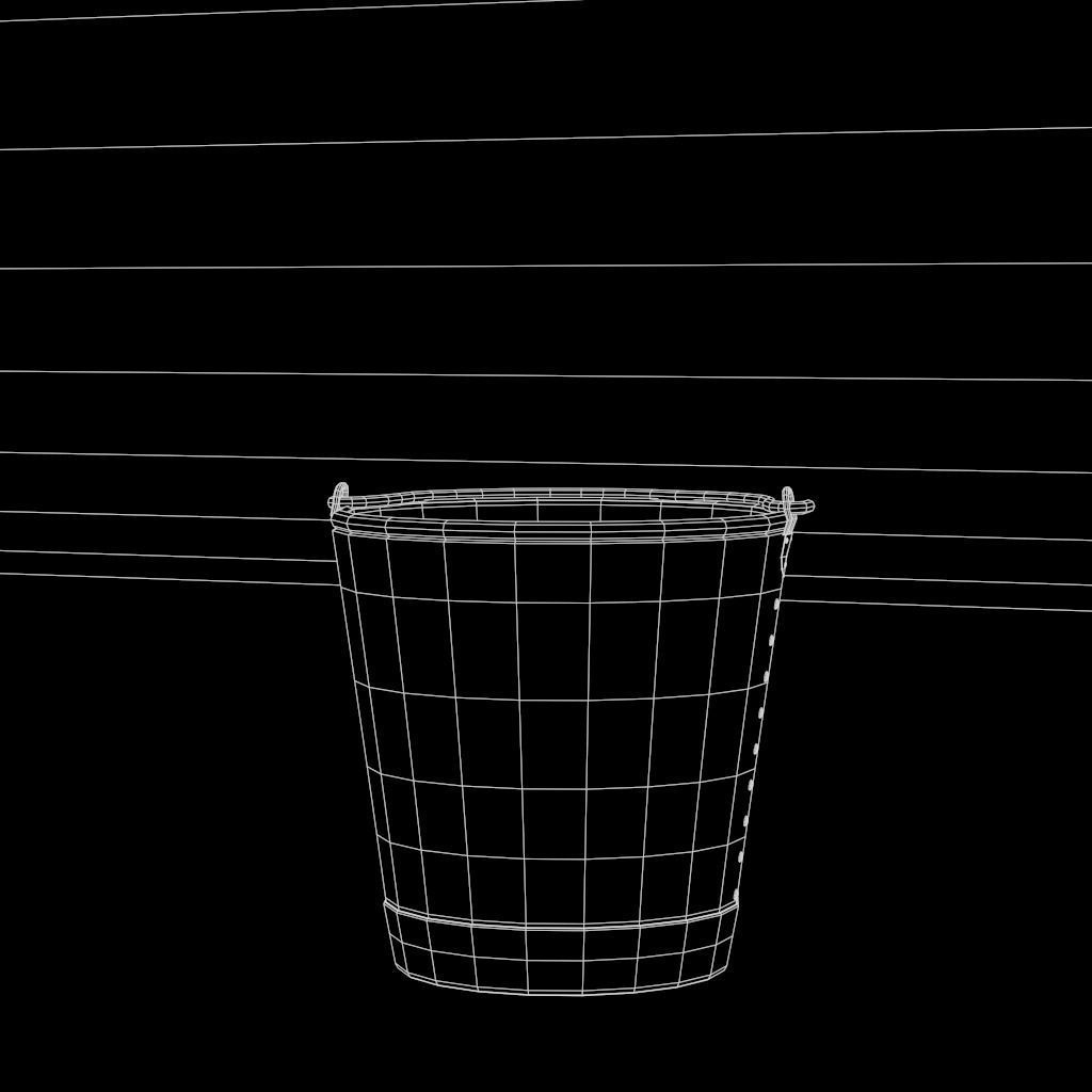Bucket rusty - rusty Free low-poly 3D model_103