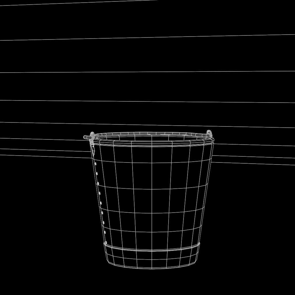 Bucket rusty - rusty Free low-poly 3D model_110
