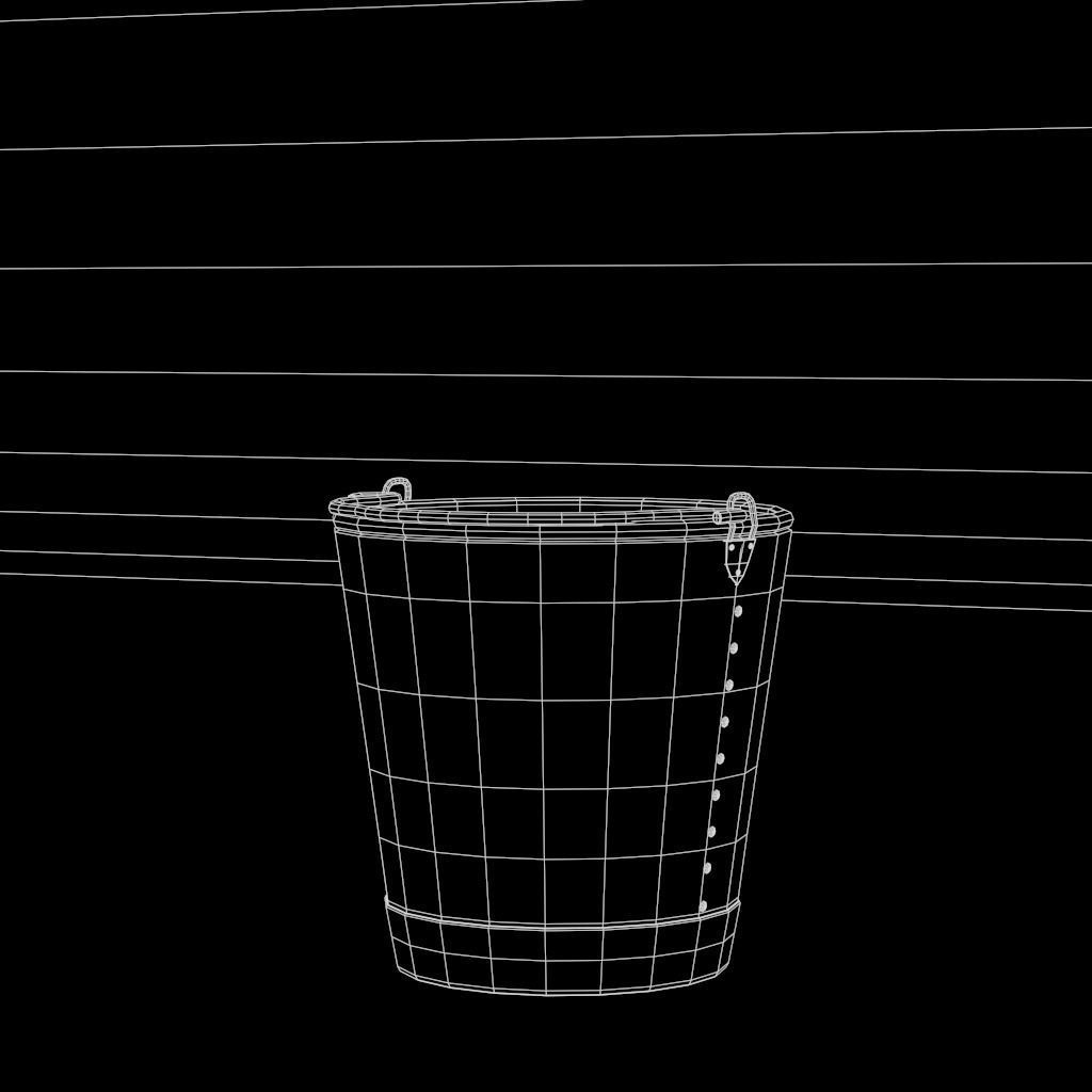 Bucket rusty - rusty Free low-poly 3D model_139