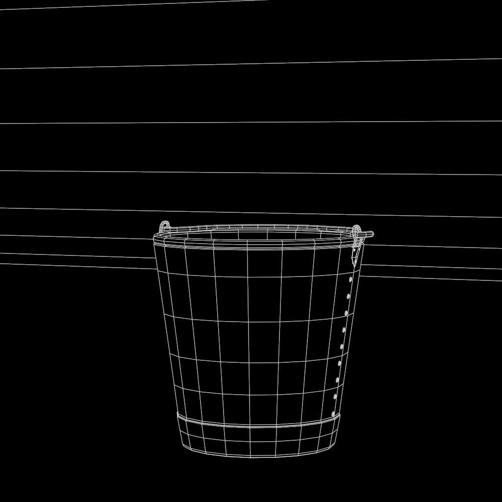 Bucket rusty - rusty Free low-poly 3D model_100