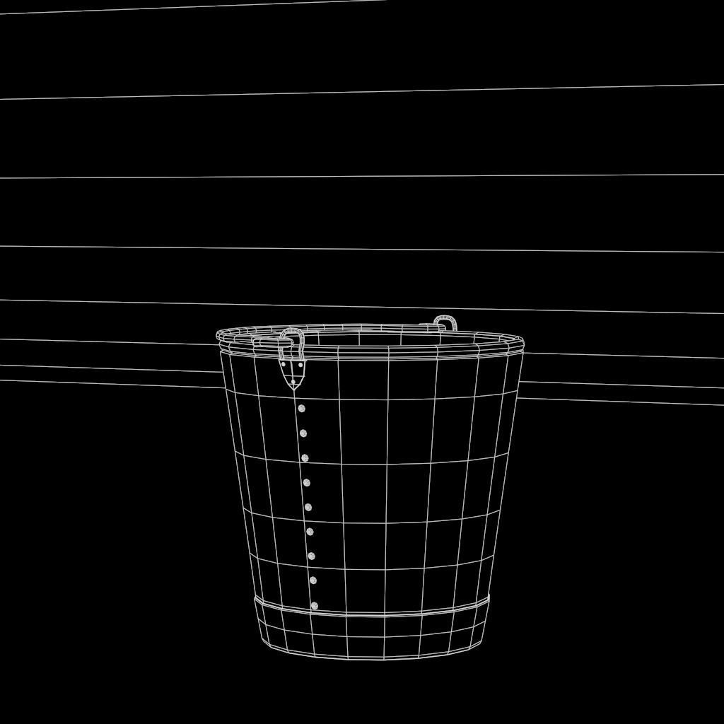Bucket rusty - rusty Free low-poly 3D model_120