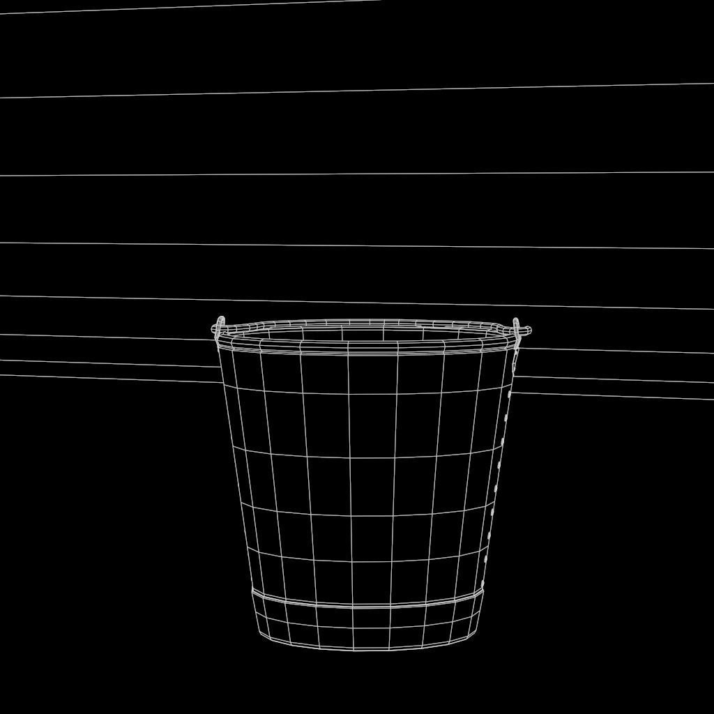 Bucket rusty - rusty Free low-poly 3D model_104