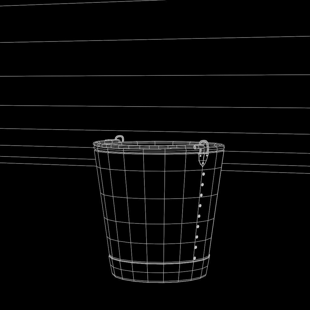 Bucket rusty - rusty Free low-poly 3D model_137