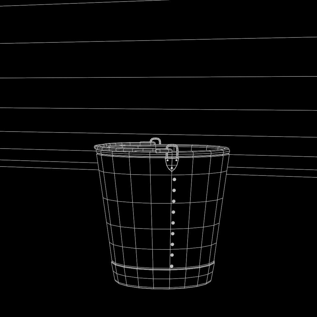 Bucket rusty - rusty Free low-poly 3D model_129