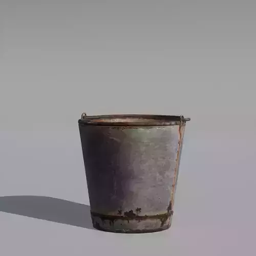 Bucket rusty - rusty