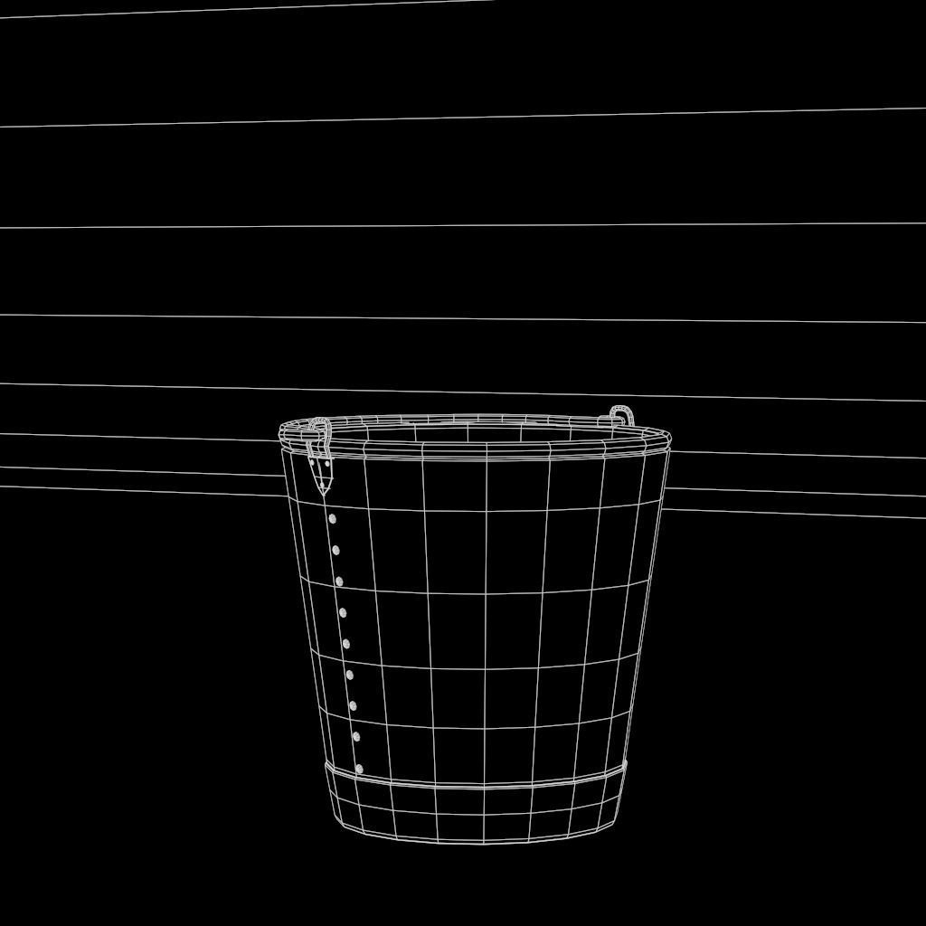 Bucket rusty - rusty Free low-poly 3D model_115