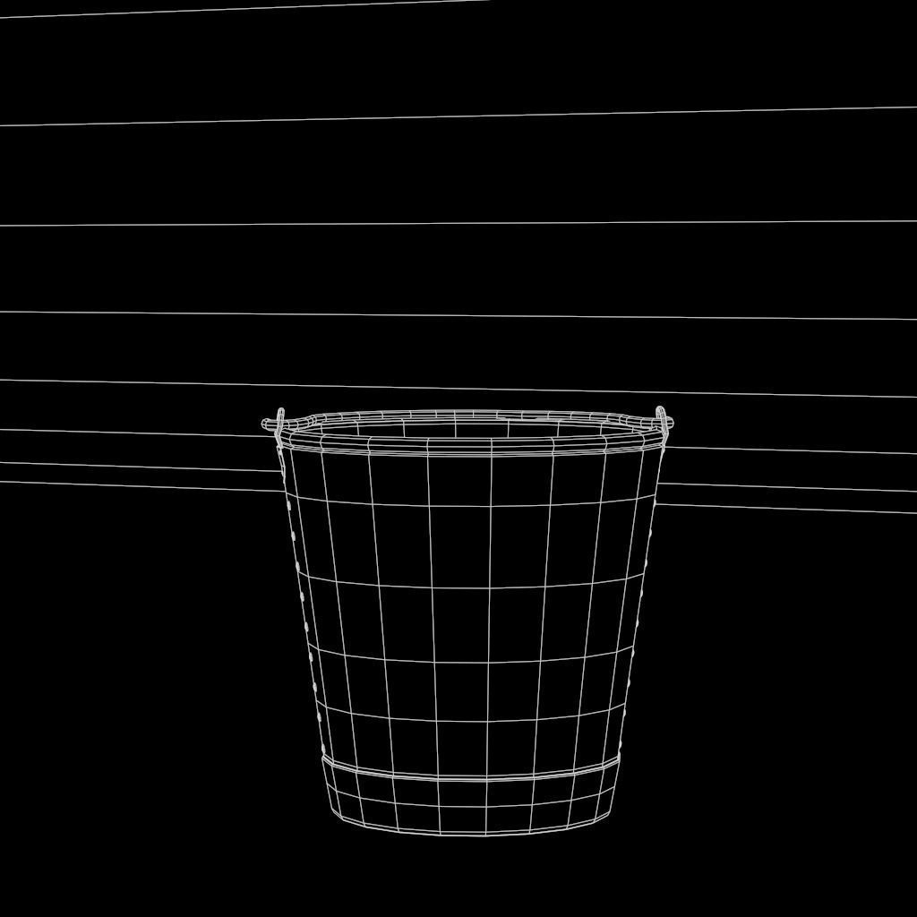 Bucket rusty - rusty Free low-poly 3D model_107